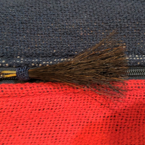 Maxson Tapestri EUC patriotic knit jacket OS red white blue star 100% cotton - Picture 10 of 15